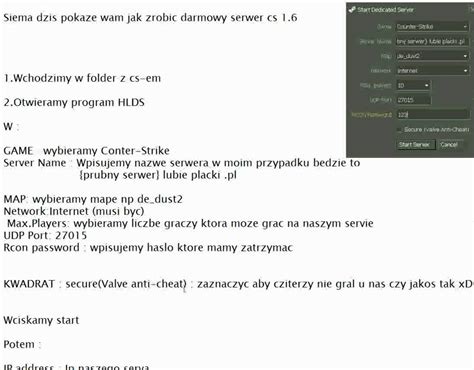 Jak Zrobic Swoj Wlasny Serwer Cs Non Steam Youtube
