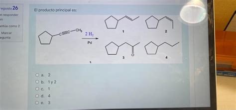 Solved El Producto Principal Es Regunta 26 N Responder Un Chegg