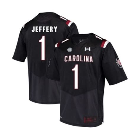 South Carolina Gamecocks 1 Alshon Jeffery Black College Football Jersey ...