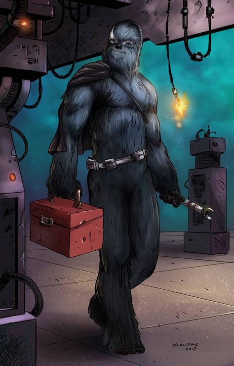 Kelviin the Wookie (Commission) by KaRolding on DeviantArt | Star wars ...