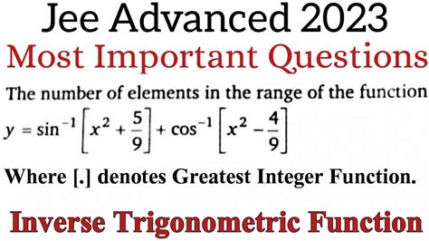 Jee Advanced Maths Important Questions Maths Important Questions