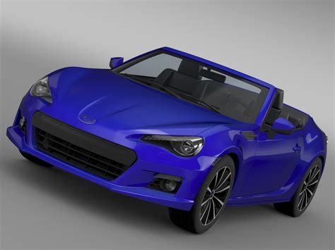 Subaru Brz Zc Cabrio D Model Max Obj Ds Fbx C D Lwo Lw Lws