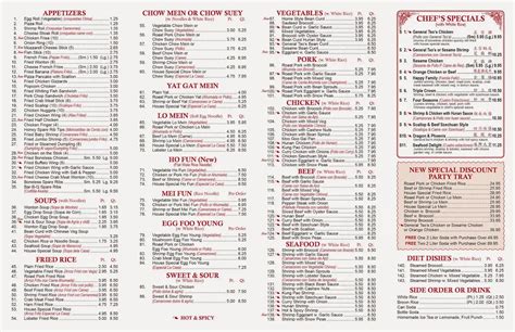 Menu at China Bowl restaurant, Camden