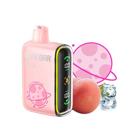 Geek Bar Pulse Juicy Peach Ice Disposable Vape - Puffholic Vape