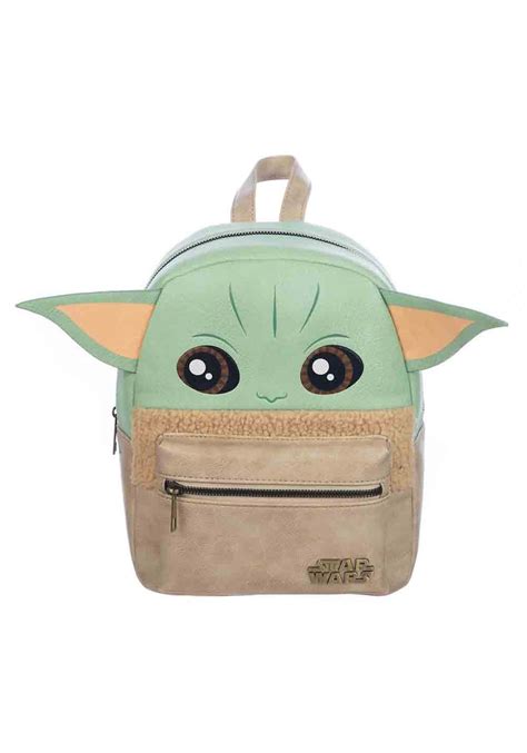 Star Wars The Mandalorian Grogu Baby Yoda Mini Backpack With Coin Purse