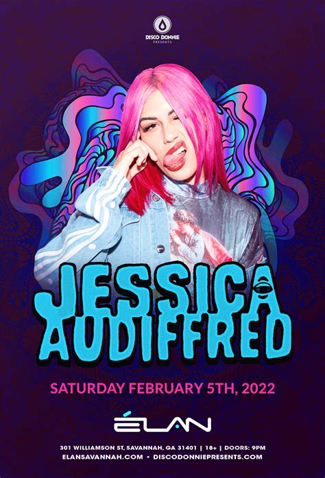 Jessica Audiffred At Elan Disco Donnie Presents