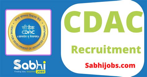 Cdac Recruitment Latest Job Vacancy Cdac In