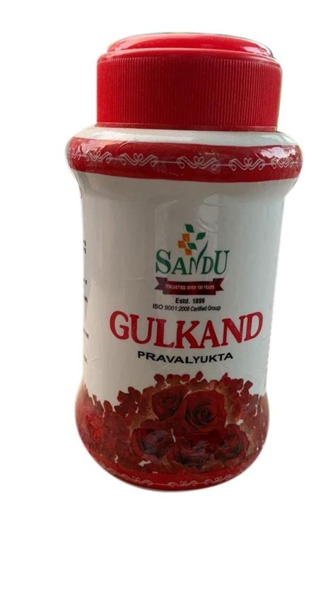 Sandu Gulkand Pravalyukta Packaging Type Plastic Jar Packaging Size