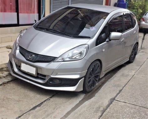 For Honda Fit Jazz GE 2011 2013 Full Aero Body Kit Front Rear Lip Side