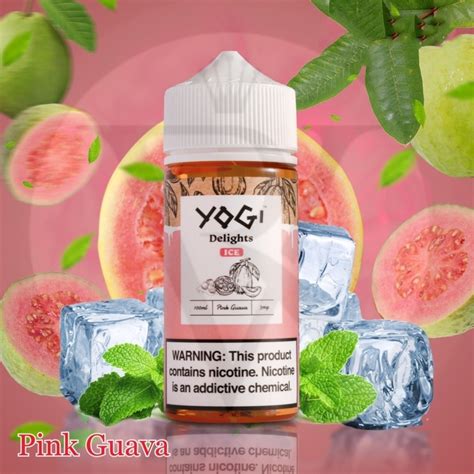 Best Pink Guava Ice Yogi Delights 100ml E Liquid In UAE