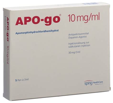 APO GO Inj Lös 30 mg 3ml Pen Fertpen 3 ml Online bestellen