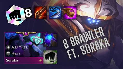 How Strong A 2 Star ⭐⭐⭐ Jax Ft Soraka And 8 Brawler Teamfight