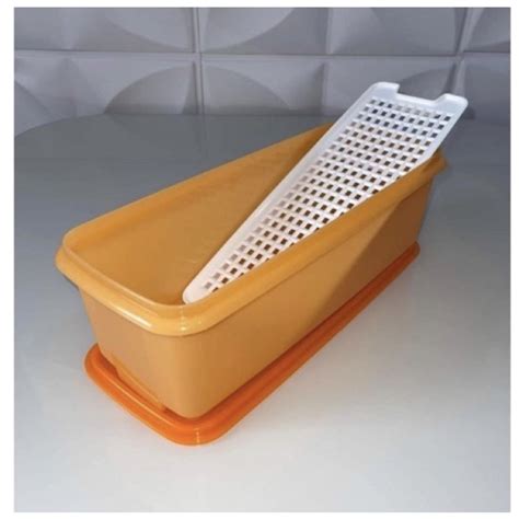 Tupperware Super Caixa Grade 4 3 Litros Laranja orOrganização