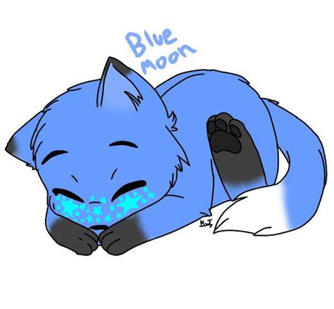 Blue Moon By Cookiefoxdraws On Deviantart