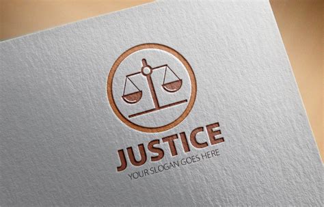 Justice Logo Template By Fastudiomedia Thehungryjpeg