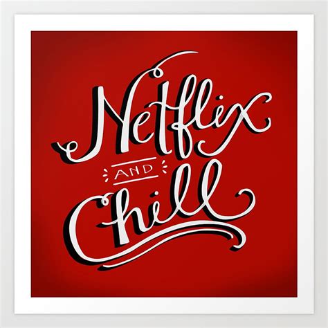 Netflix And Chill Art Print Netflix And Chill Hd Phone Wallpaper Pxfuel