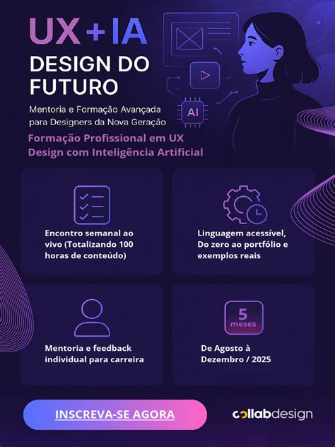 Curso De Ux Design - Curso de UX Design com IA: Inscrições Abertas | PDF | Desenvolvimento ...
