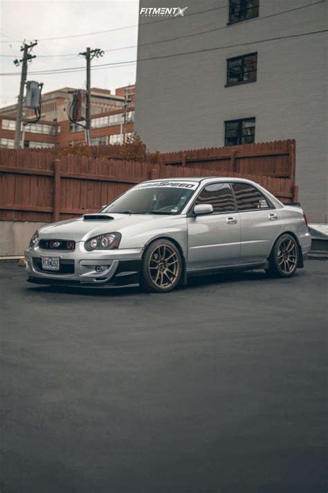 2004 Subaru Impreza Wrx With 18x85 Jnc Jnc030 And Michelin 245x35 On