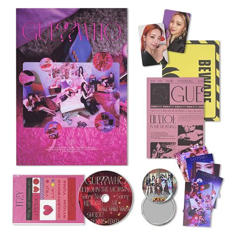 Amazon.com: ITZY Mini Album - GUESS WHO [ DAY ver. ] CD + Photobook ...