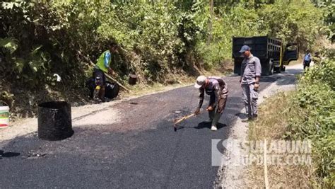 Dinas Pu Perbaiki Jembatan Lalay Sukabumi Progres Sudah Capai