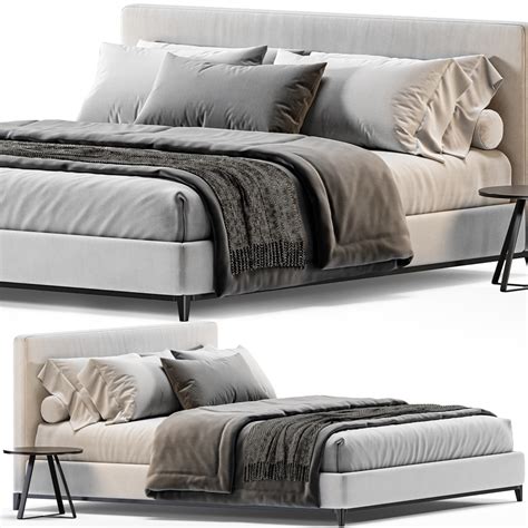 Minotti Andersen Bed 3d Model For Vray Corona