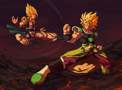 Broly vs Gogeta by GeppMultiverse on DeviantArt