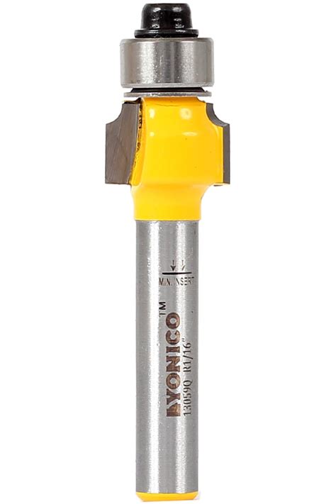 YONICO Roundover Router Bits Edge Forming 1 16 Inch Radius 1 4 Inch