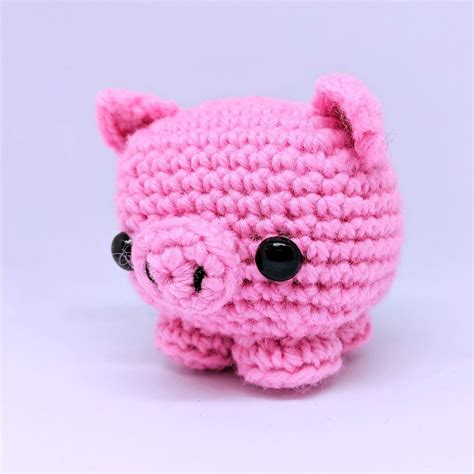 Patrón De Amigurumi Cubo Piggy Pig Crochet Pig Cute Crochet Crochet