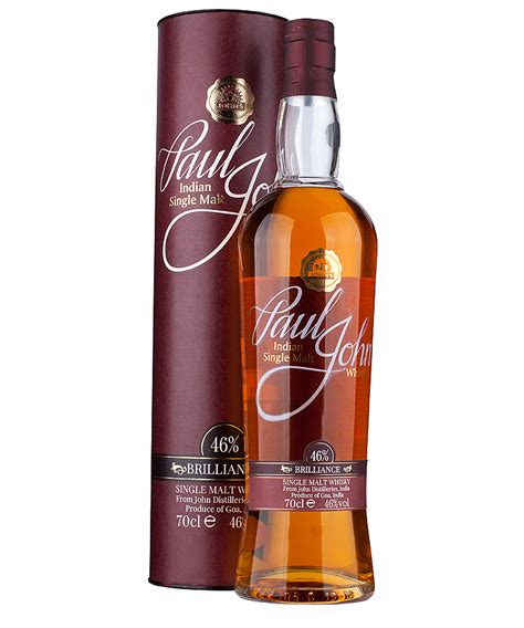 Paul John Brilliance Indian Single Malt Whisky Hay Wines