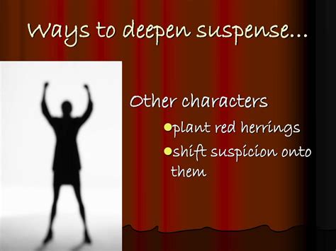 Ppt The Elements Of Suspense Powerpoint Presentation Free Download Id4728630