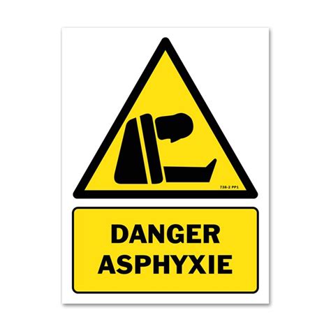 Panneau Picto Risque D Asphyxie Protection S Curit Au Travail