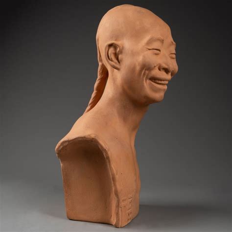 Proantic Jean Mich Bust Of Chih Fan Terracotta Edited