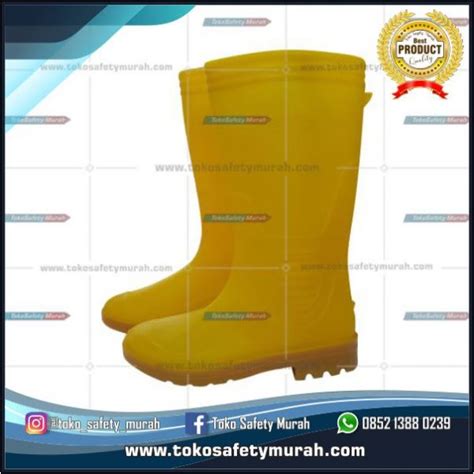 Sepatu Boot Tinggi Pvc Boots Karet Hijau Shogun Anti Air Berkebun