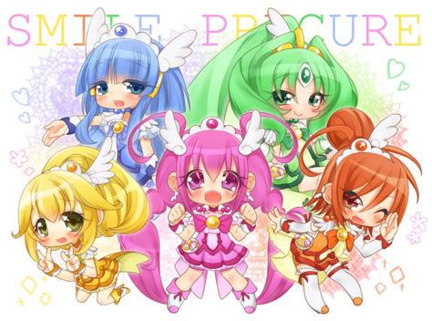 Smile Precure Precure Glitter Force Characters Magical Girl Anime