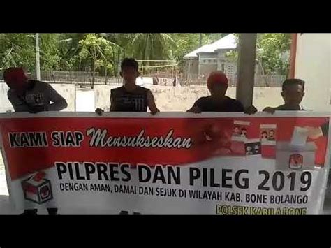 DEKLARASI SIAP MENSUKSESKAN PILPRES DAN PILEG 2019 OLEH MASYARAKAT BONE