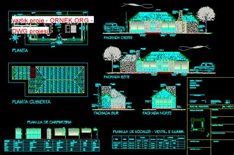 Proje Sitesi Mimari Proje Örnek Autocad Projeleri