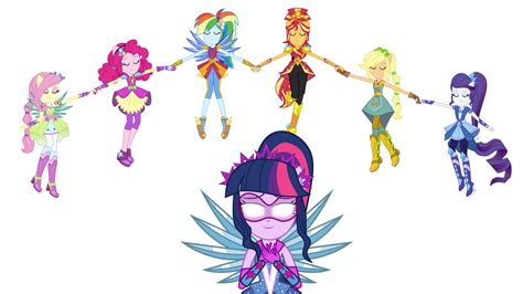 Mlp Eg 4 Mane 7 Crystal Guardians By Abigailrodrigues5375 On Deviantart