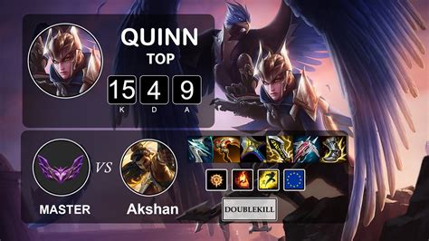 Top Quinn Vs Akshan LOL EUW Master Season 12 Patch 12 4 YouTube