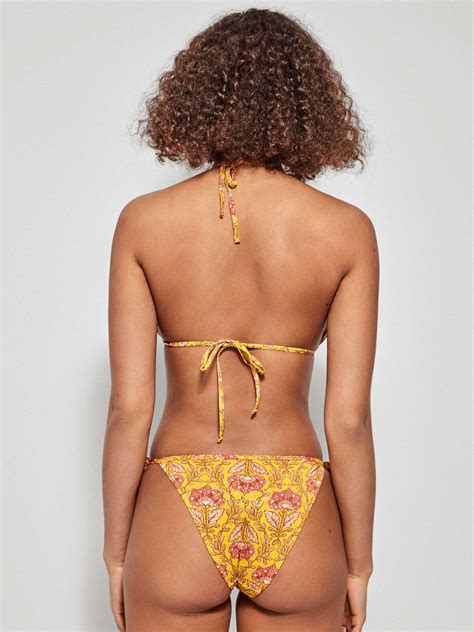 Top Bikini Triangular Amarillo Gisela