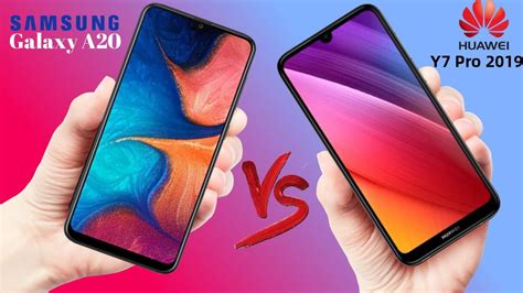 Samsung Galaxy A20 Vs Huawei Y7 Pro Full Comparison YouTube