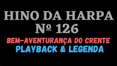 Harpa Crist Hino Da Harpa Bem Aventuran A Do Crente Pb