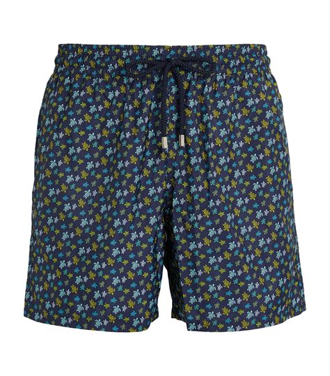 Mens Vilebrequin Navy Tiny Turtles Print Swim Shorts Harrods Uk