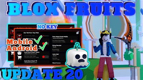 Blox Fruits Script Mobile Update 20 Auto Farm Smooth Auto Raids Race V4 Df Mastery No