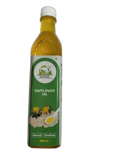 Mono Saturated Low Cholesterol 500ml Vasundhare Safflower Oil Liquid