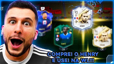 Montei Um Time Bugado Em Volta Do Henry E Joguei A Wl Fifa