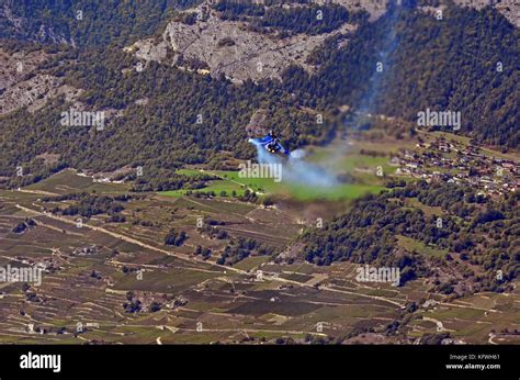 Sion Switzerland September 15 Dassault Rafale In The Breitling Air Show September 15 2017