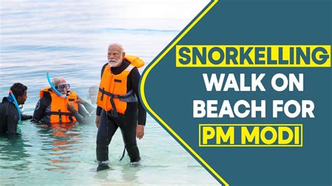 PM Modi Enjoys Snorkelling In Lakshadweep Shares Stunning Photos Zee