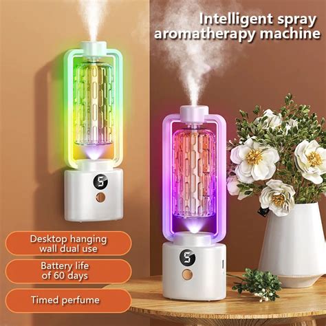 50ML Ultrasonic Air Humidifier Romantic Light USB Digital Display Smart