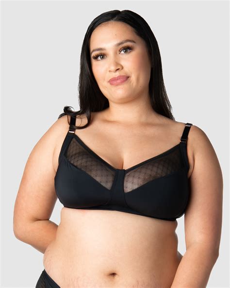 Lunar Eclipse Black Nursing Bra Wirefree Hotmilk Uk