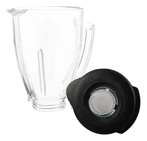 Vaso Vidrio Tazas Compatible Oster Contemporaneo Con Tapa Meses Sin